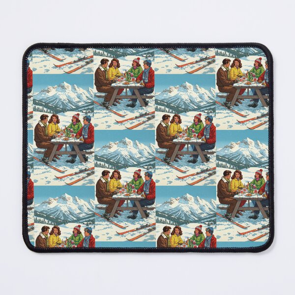 Item preview, Vintage Ski Lodge Friends Winter Picnic designed and sold by TeeARTHY.