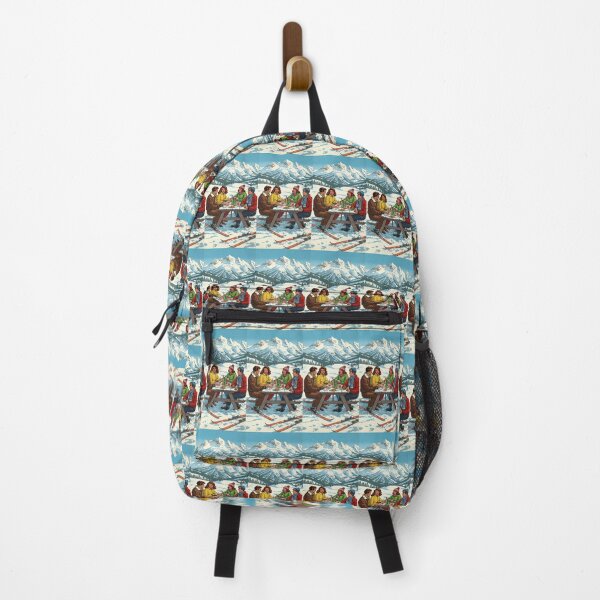 Item preview, Vintage Ski Lodge Friends Winter Picnic designed and sold by TeeARTHY.