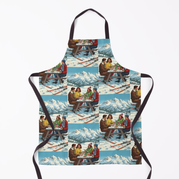 Item preview, Vintage Ski Lodge Friends Winter Picnic designed and sold by TeeARTHY.
