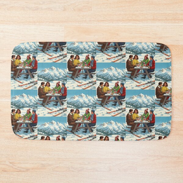 Item preview, Vintage Ski Lodge Friends Winter Picnic designed and sold by TeeARTHY.