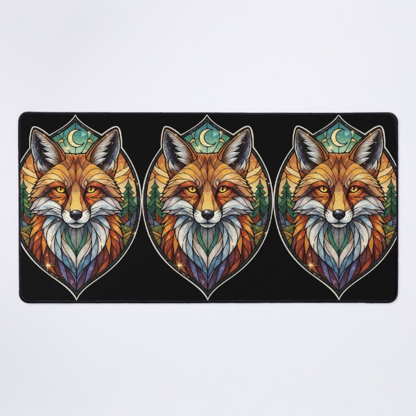 Item preview, Stained Glass Fox – Autumn Forest Spirit | sticker pack designed and sold by MerchYouSearch.