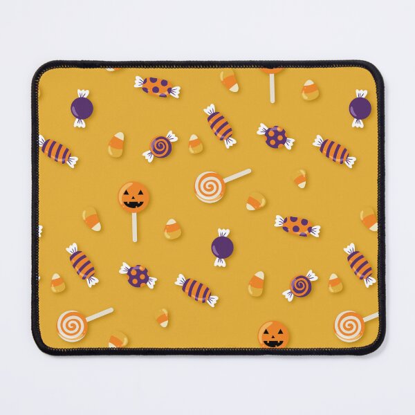 Item preview, Seamless Pattern of Halloween Candies on Orange designed and sold by By_Lisart.