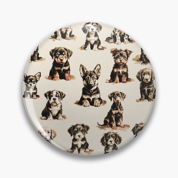 Item preview, Vintage Dog Art Pattern | Vintage Aesthetic | Dog Breeds designed and sold by UnhingedBird.