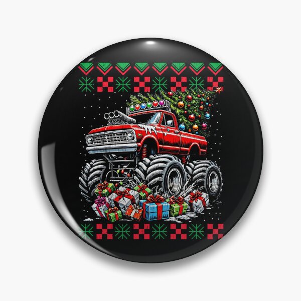 Item preview, Funny Christmas Monster Truck designed and sold by AdelinaPi.