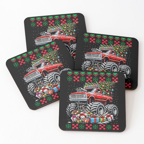 Item preview, Funny Christmas Monster Truck designed and sold by AdelinaPi.