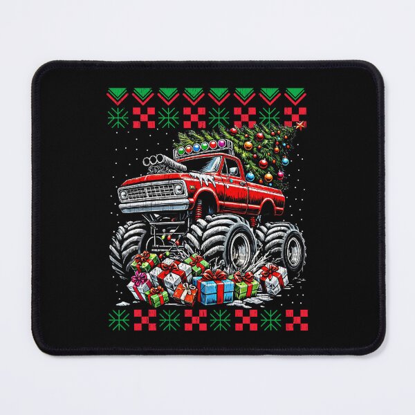 Item preview, Funny Christmas Monster Truck designed and sold by AdelinaPi.