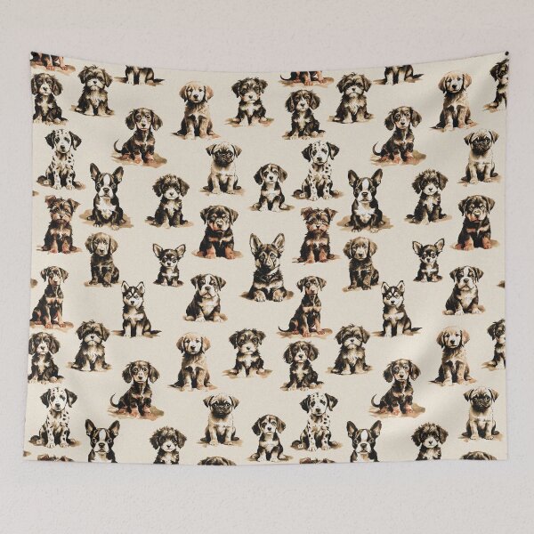 Item preview, Vintage Dog Art Pattern | Vintage Aesthetic | Dog Breeds designed and sold by UnhingedBird.