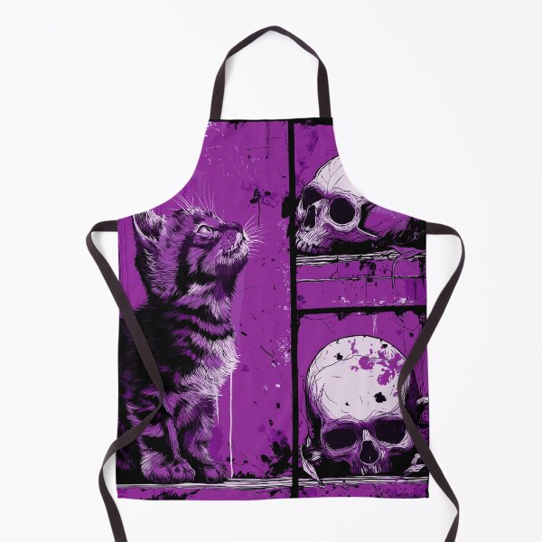 Item preview, Cute kitten and skull designed and sold by drizzd.