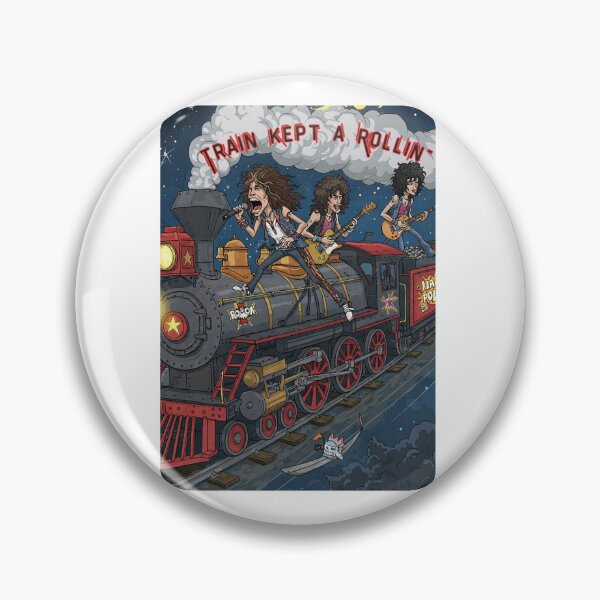 Item preview, Aerosmith Train Kept A Rollin' Artwork  Classic  designed and sold by AiidonassArt.