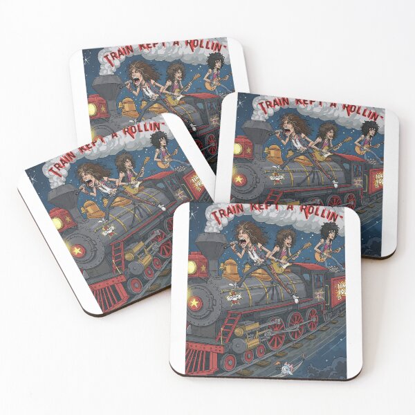 Item preview, Aerosmith Train Kept A Rollin' Artwork  Classic  designed and sold by AiidonassArt.