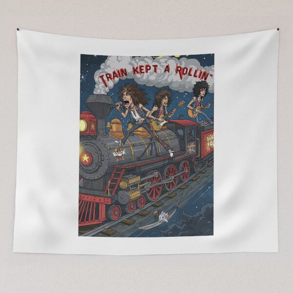 Item preview, Aerosmith Train Kept A Rollin' Artwork  Classic  designed and sold by AiidonassArt.