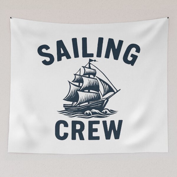 Item preview, Sailing Crew Retro Ship Design for Nautical Enthusiasts. designed and sold by The-T-In-Retro.
