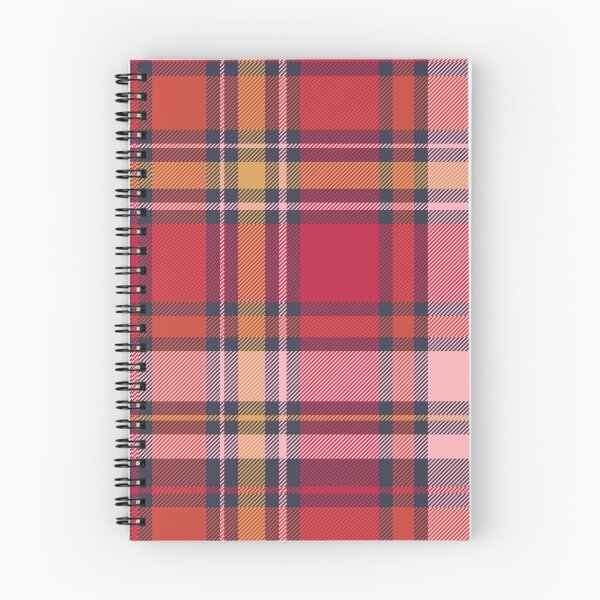 Item preview, Tartan Plaid Navy Blue - Red - Orange designed and sold by AycaAtalay.