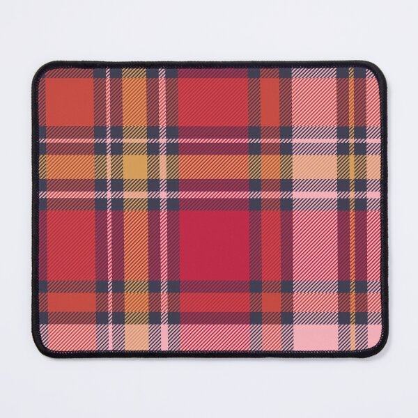 Item preview, Tartan Plaid Navy Blue - Red - Orange designed and sold by AycaAtalay.