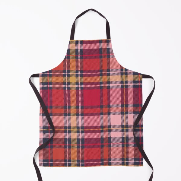 Item preview, Tartan Plaid Navy Blue - Red - Orange designed and sold by AycaAtalay.