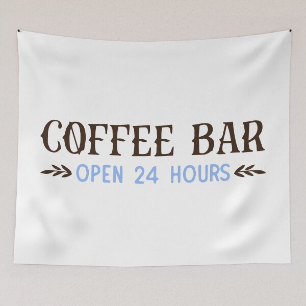 Item preview, Coffee Bar 24 Hours designed and sold by MiniStudio.