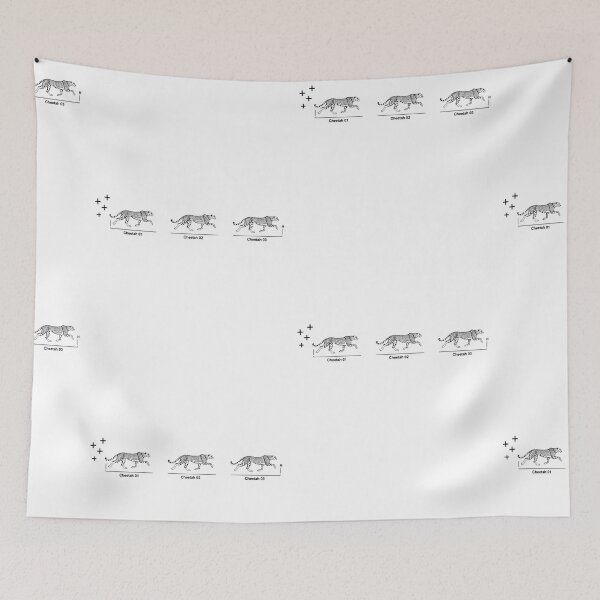 Item preview, Minimalist Cheetah Gait Analysis designed and sold by UniquetyDesign.