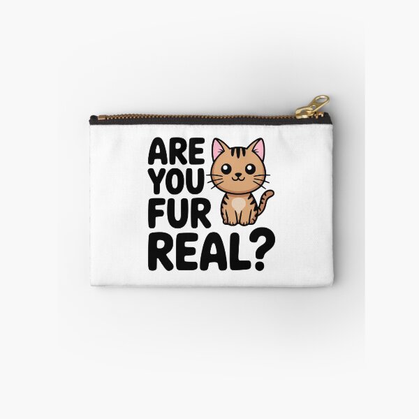 Item preview, Are You Fur Real? Cute Cat Pun designed and sold by PMCreative.