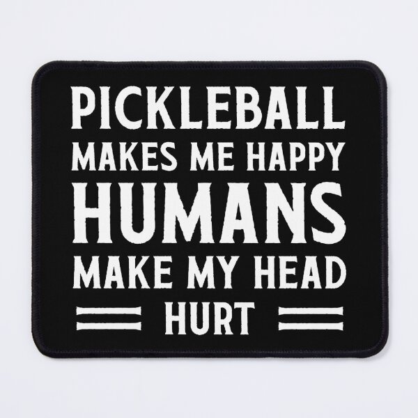 Item preview, Pickleball Makes Me Happy Funny Pickleball designed and sold by RareBunny.