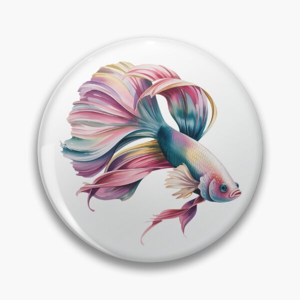 Item preview, Dreamy Watercolor Betta Fish designed and sold by VividTrails.