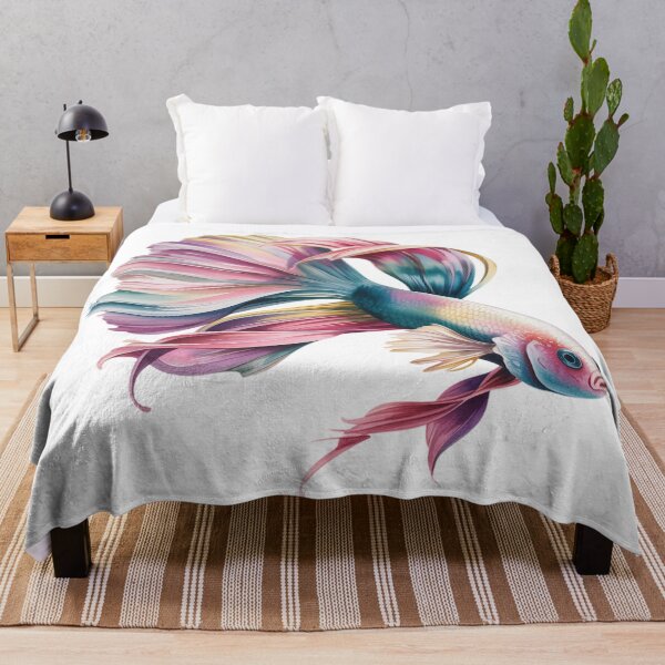 Item preview, Dreamy Watercolor Betta Fish designed and sold by VividTrails.