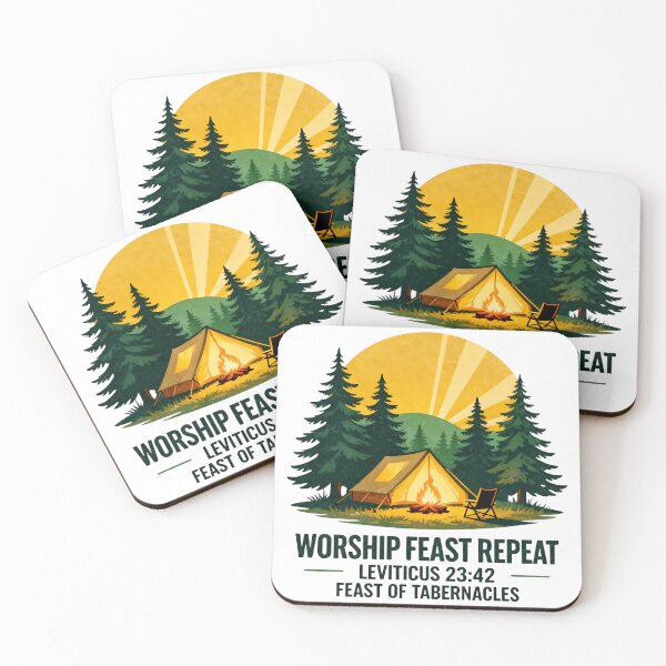 Item preview, Worship Feast Repeat – Leviticus 23:42 Feast of Tabernacles Camping Faith designed and sold by Jaanussar.
