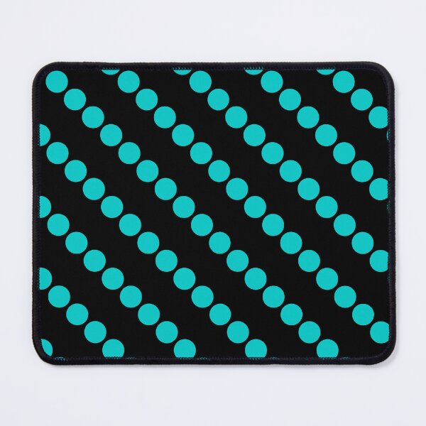 Item preview, Dark Turquoise Polka Dots on Black (CL) designed and sold by POLKAIWERX.