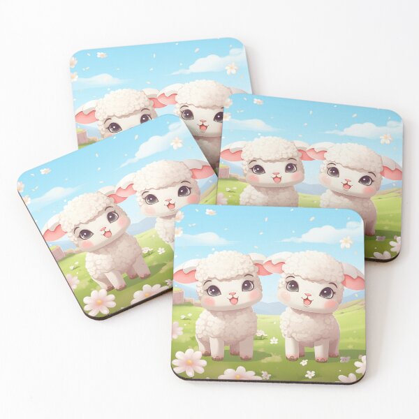 Item preview, Two lambs designed and sold by ArtfulPlay.