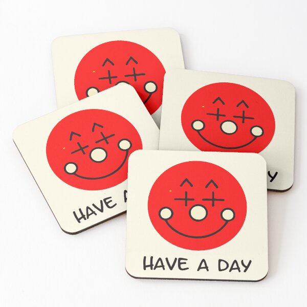 Item preview, Have a Day Funny Deadpan Red Clown Face Design designed and sold by Victor Shadehorn.