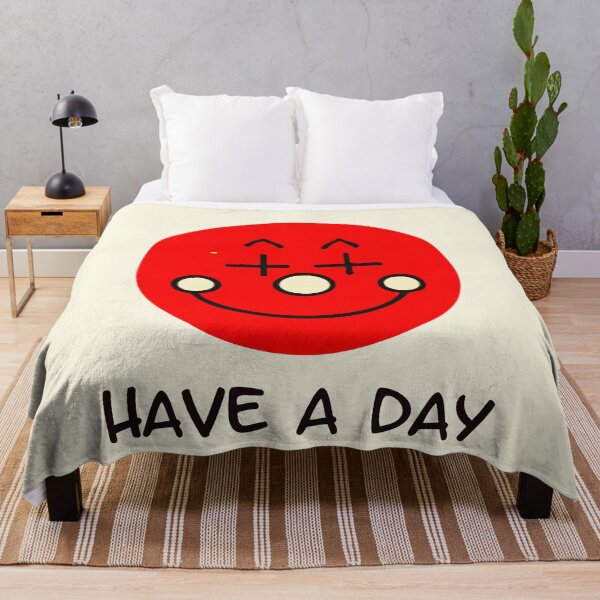 Item preview, Have a Day Funny Deadpan Red Clown Face Design designed and sold by Victor Shadehorn.