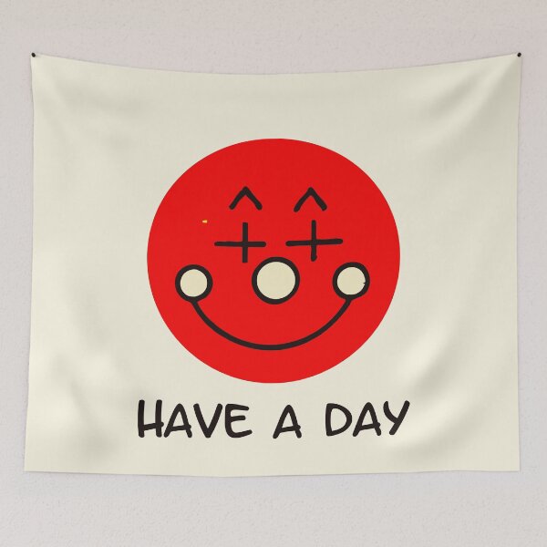 Item preview, Have a Day Funny Deadpan Red Clown Face Design designed and sold by Victor Shadehorn.