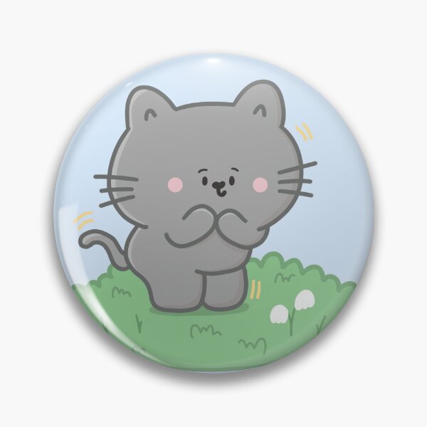 Item preview, Excited Cat Spring Flowers designed and sold by Lockets Little Notes.