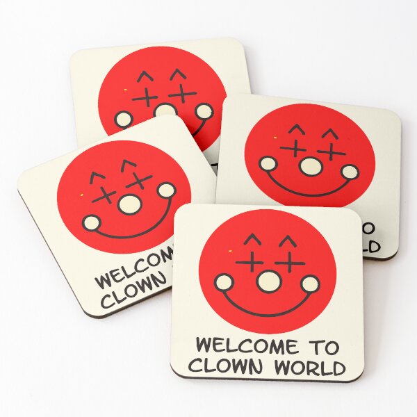 Item preview, Welcome to Clown World Funny Red Face Design designed and sold by Victor Shadehorn.