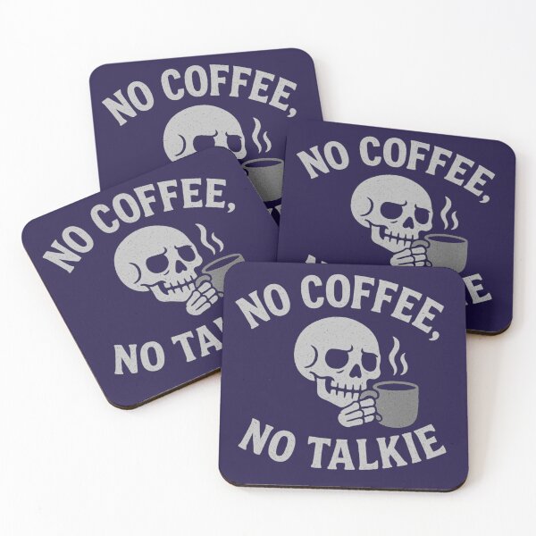 Item preview, NO COFFEE, NO TALKIE designed and sold by DomiMagdalena.