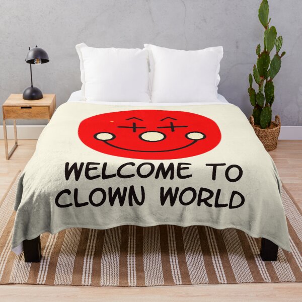 Item preview, Welcome to Clown World Funny Red Face Design designed and sold by Victor Shadehorn.
