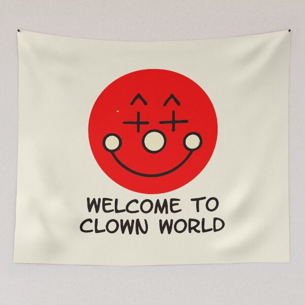 Item preview, Welcome to Clown World Funny Red Face Design designed and sold by Victor Shadehorn.