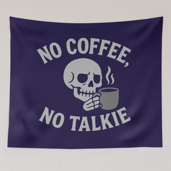 Item preview, NO COFFEE, NO TALKIE designed and sold by DomiMagdalena.