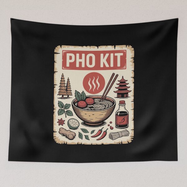 Item preview, Pho Kit Vietnamese Noodle Bowl Humor designed and sold by MooonTees.