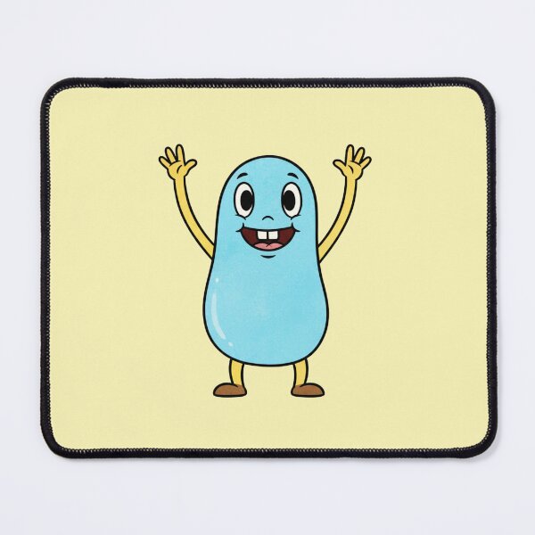 Item preview, Happy Blue Bean Character designed and sold by 0606PM.