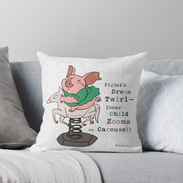 Item preview, Piglet’s Dress-Up Spring Horse Frolic designed and sold by Pink Writer.