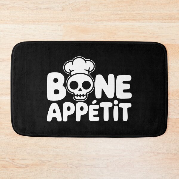 Item preview, Bone Appetite! Cute Chef Pun designed and sold by PMCreative.