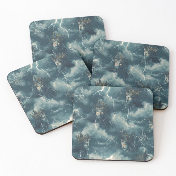 Item preview, Children of the Sky – Divine Storm Pattern designed and sold by kabucino.