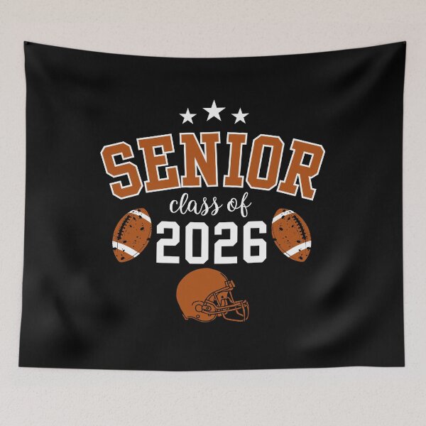 Item preview, Football Lover Senior Class of 2026 Senior Graduation Football Player Gift designed and sold by MouDantArts.