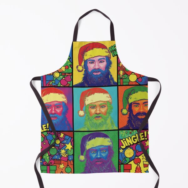 Aperçu de l'œuvre Père Noël Pop Art créée et vendue par Late Theory.