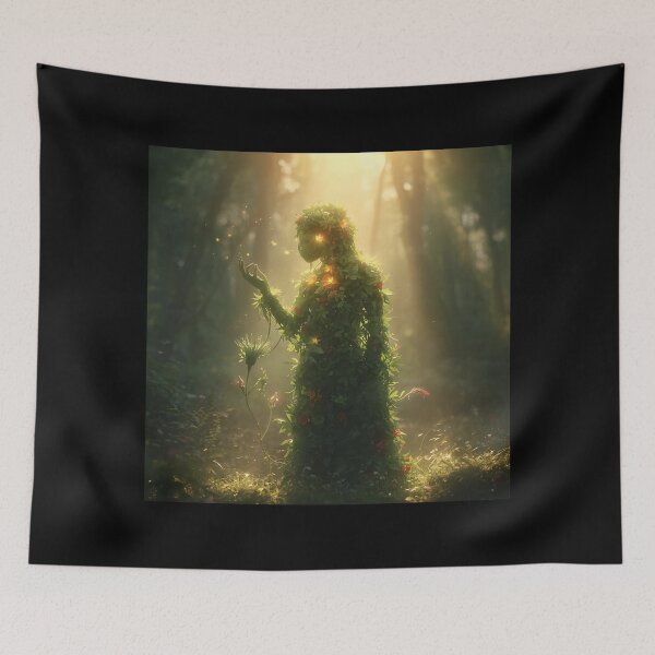 Item preview, Meditative Forest Guardian Spirit designed and sold by ChicTrendz.