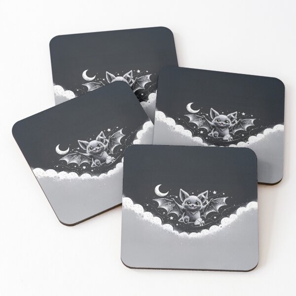 Item preview, Cute Injured Bat on a Healing Journey designed and sold by Weirdolight.