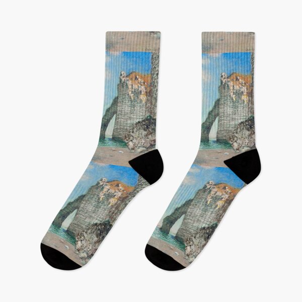 Item preview, The Cliffs at Étretat | Monet designed and sold by Oliveirallan.