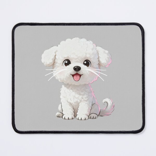 Item preview, Fluffy White Pup Smile designed and sold by LuckCraftStudio.