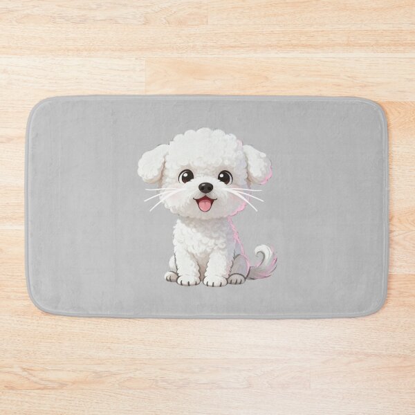 Item preview, Fluffy White Pup Smile designed and sold by LuckCraftStudio.