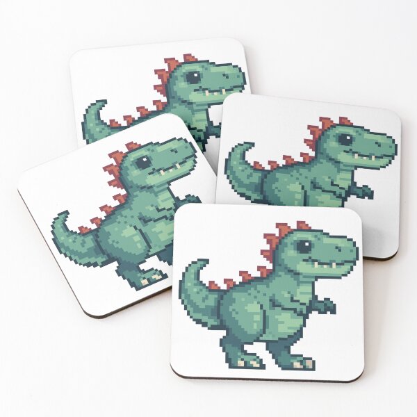 Item preview, Pixel Dinosaur – Cute Retro Jurassic Art designed and sold by BashPIXIE.